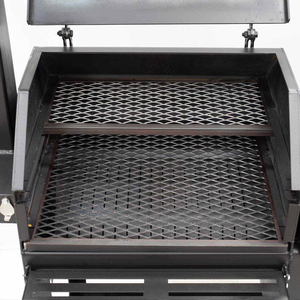 20 x 24 BBQ Grill w Firebox Stainless Steel BBQ Pit