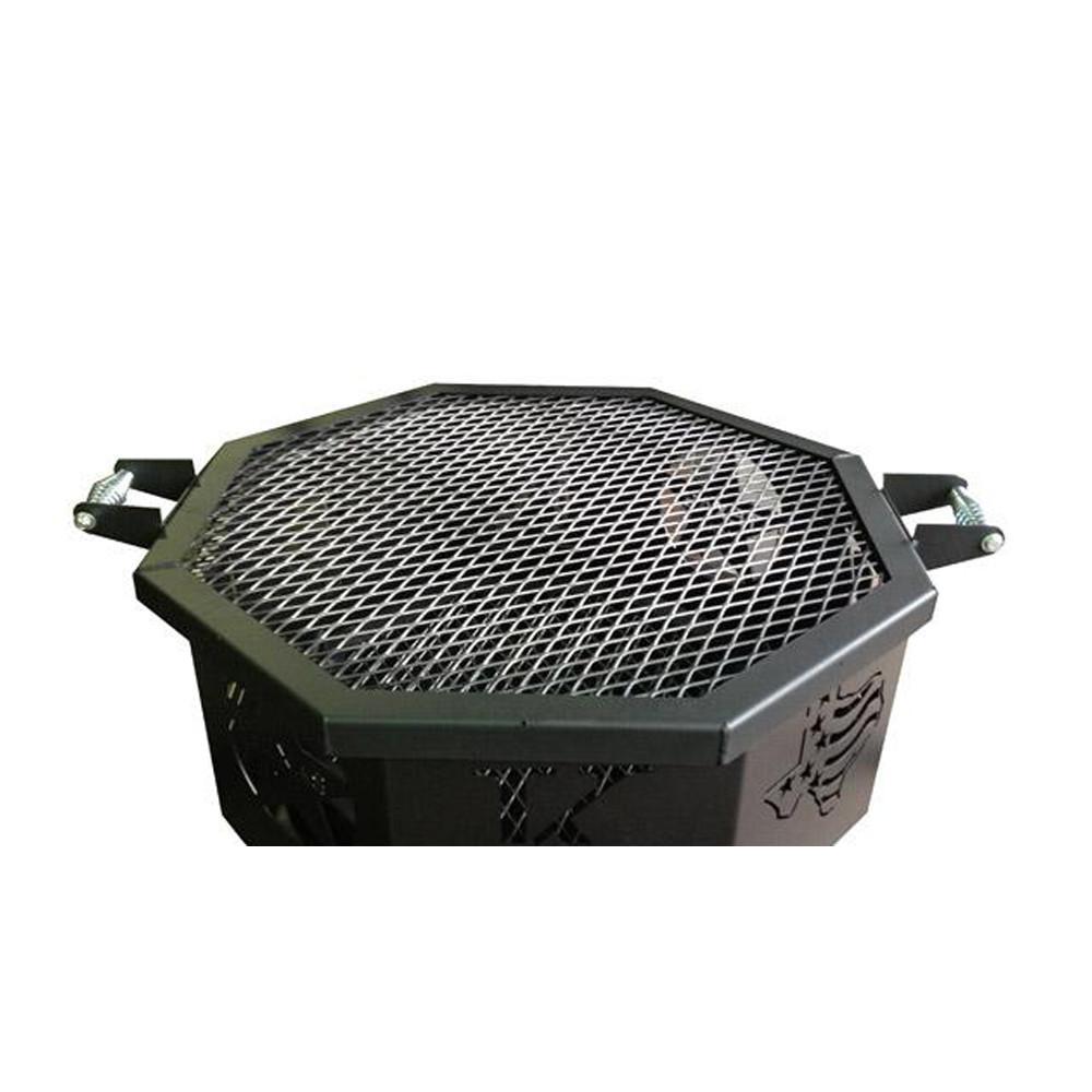 48 Inch Outdoor Fire Pit Cooking Grate | Octagon Shaped Grill